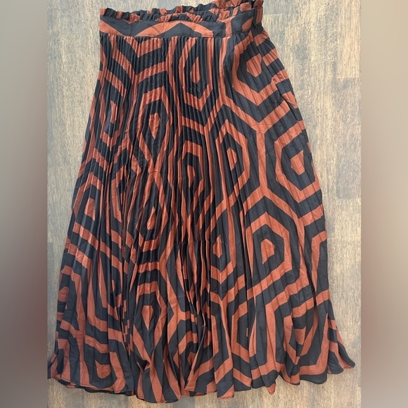 Anthropologie the Valerie Pleated Midi Skirt - Picture 4 of 5